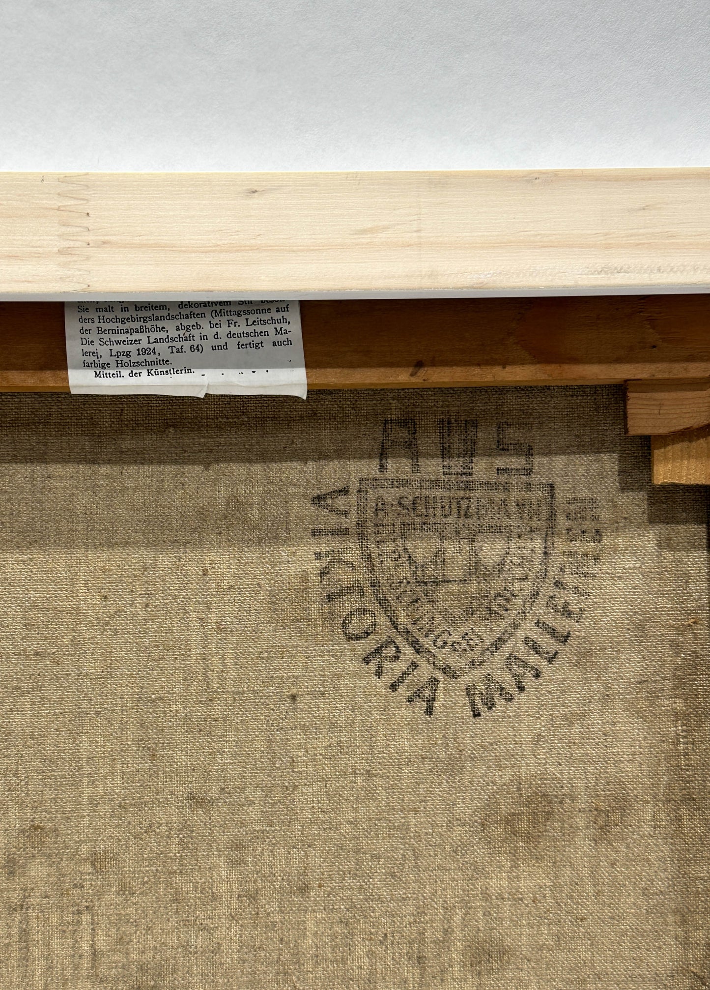 Alpine Flusslandschaft im Winter, Orig.-Gemälde von Elfriede Jungk (1889-1955) Klassische Moderne