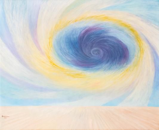 Original-Ölgemälde „Sturm“ von Fred Bandekow (1934-2016), 1987 Nordfriesland