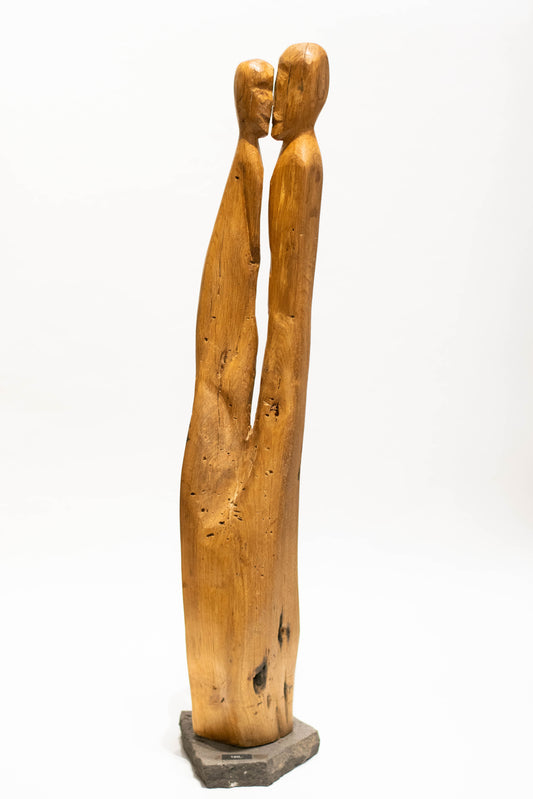 Ein verliebtes Paar. Skulptur von Francesco Caligiuri (*1956)