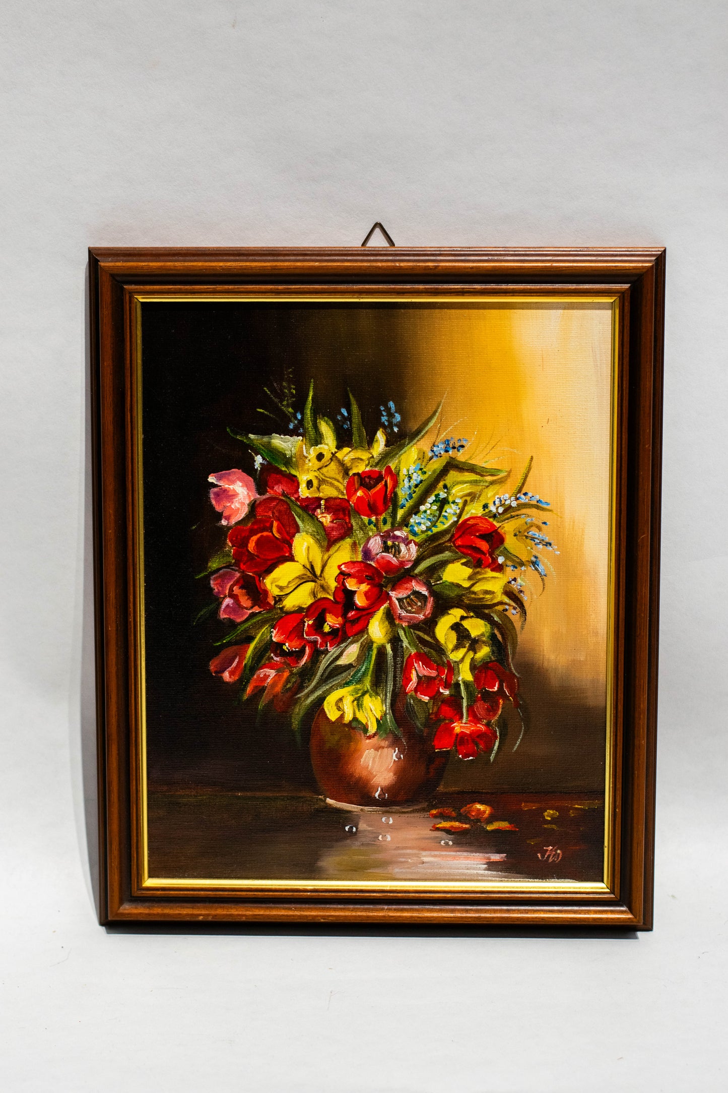 Orig.-Blumenstillleben von Kurt Wicha (*1940), Mendig