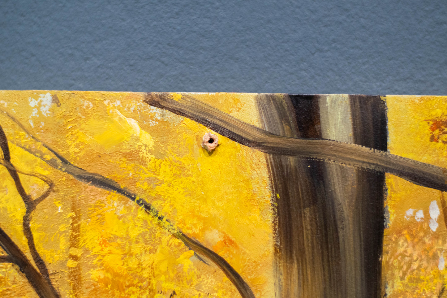 **Original-Gemälde v. Christiane Vleugels (*1963 Antwerpen), Waldtiere im Herbst**