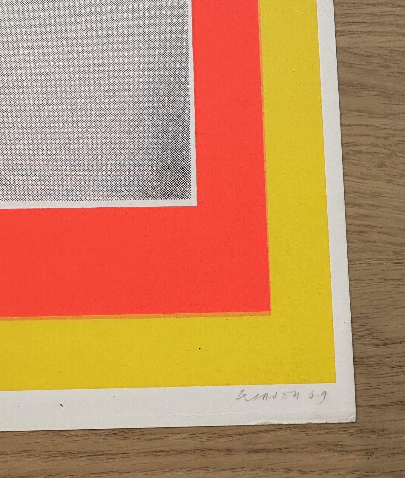 Serigrafie von Peter Klasen (*1935) Collage Pop Art Narrat. Figuration 1969